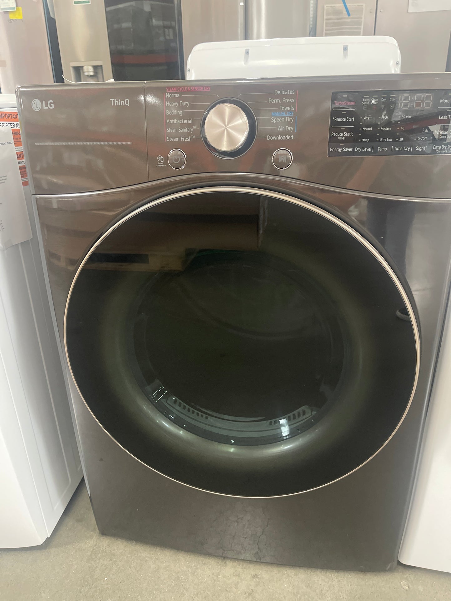 LG ThinQ Electric Dryer