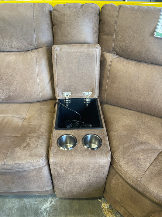 Simms Fabric Power Sectional