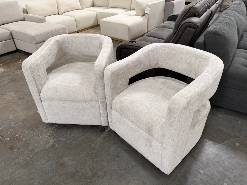 Designer Barrel Accent Chairs