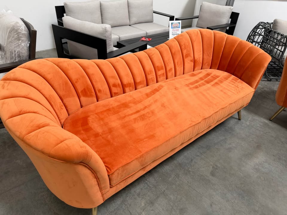 Designer Velvet Sofa