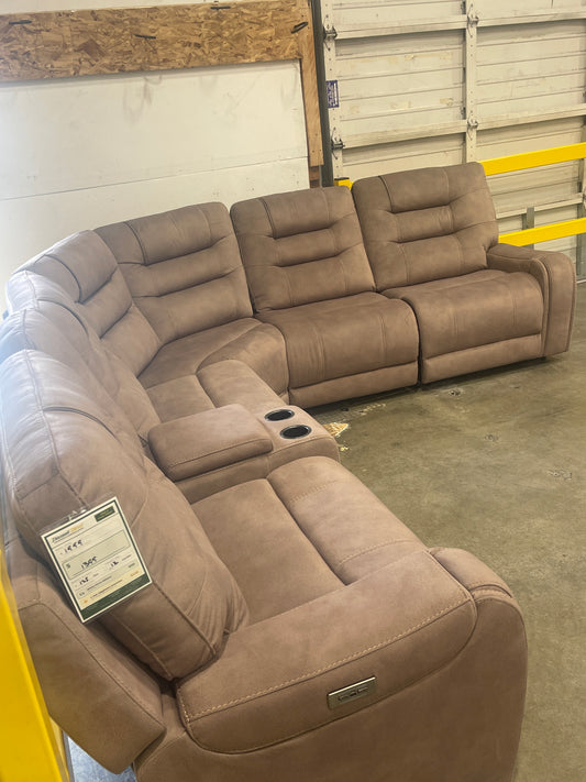 Carmelo Fabric Power Sectional