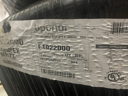 Uponor AquaPEX White 300ft Coil