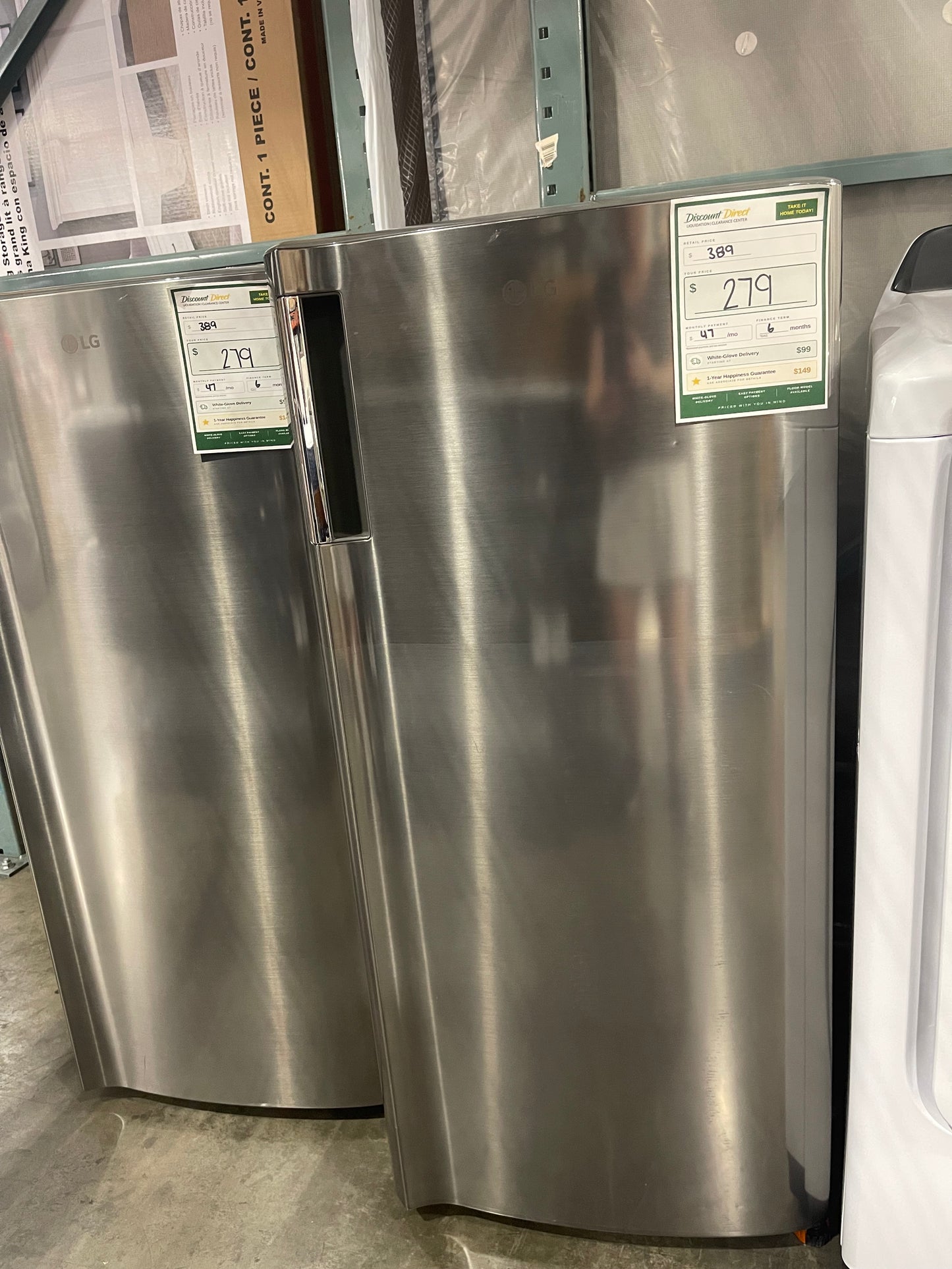 LG Platinum Silver Mini Fridge with Freezer Drawer – 5.79 Cu. Ft.
