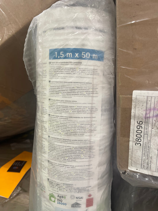 INTELLO PLUS Reinforced Smart Vapor Retarder – High-Performance Insulation Membrane 1.5m X 50m