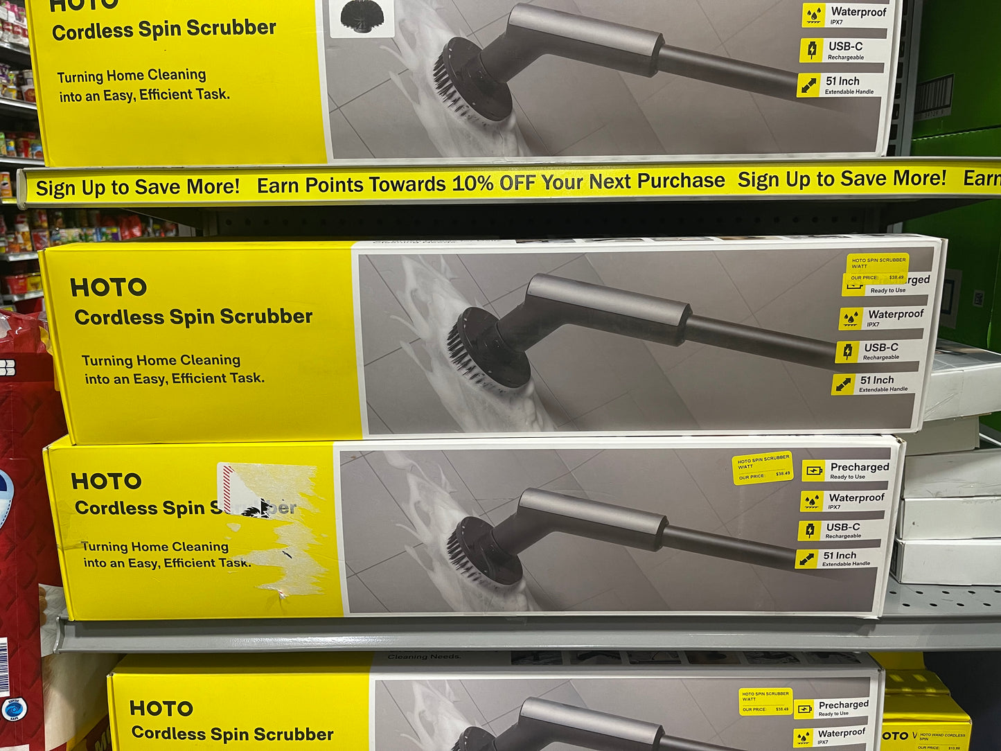 HOTO Cordless Electric Spin Scrubber