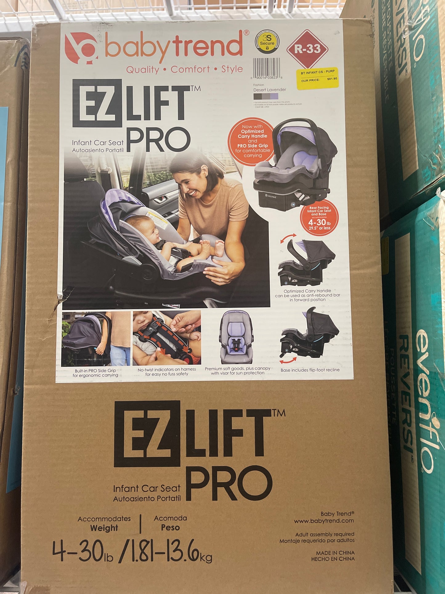 BabyTrend EZLIFT Pro Infant Car Seat