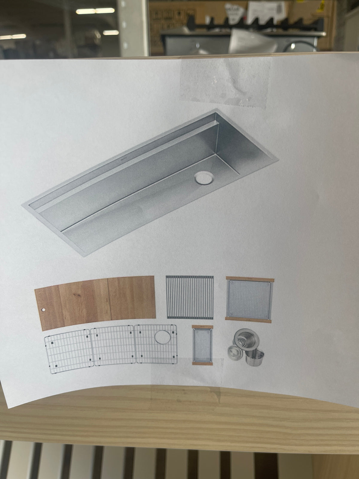 Elkay Circuit Chef 45-1/2” Undermount Stainless Steel Kitchen Sink
