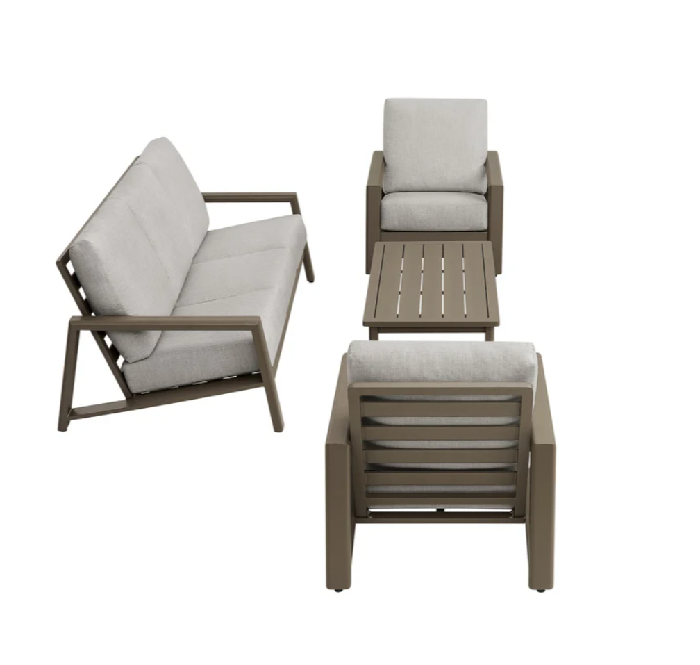 Henredon Arlow 4-Piece Outdoor Patio Seating Set