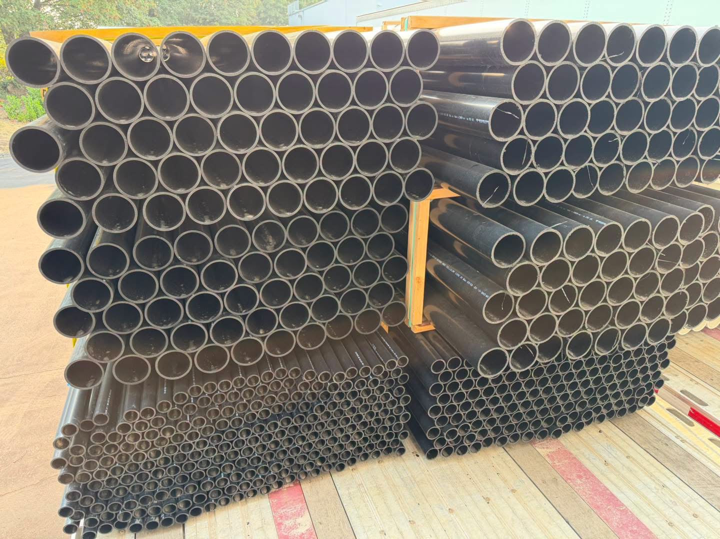 Black ABS DWV Cellular Core Pipes