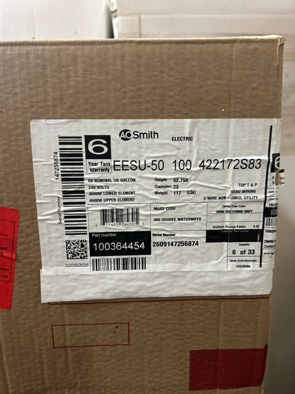 AO Smith 50 Gallon Electric