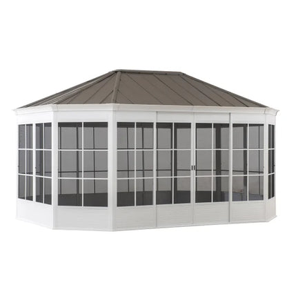 12' x 16' Hardtop Solarium Gazebo