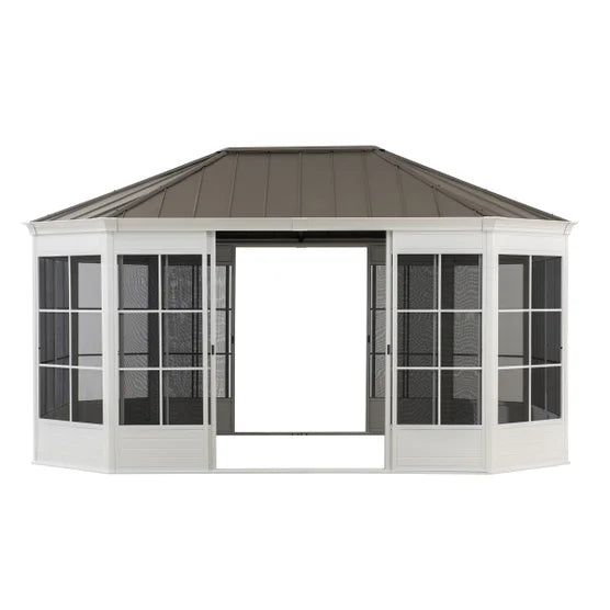 12' x 16' Hardtop Solarium Gazebo
