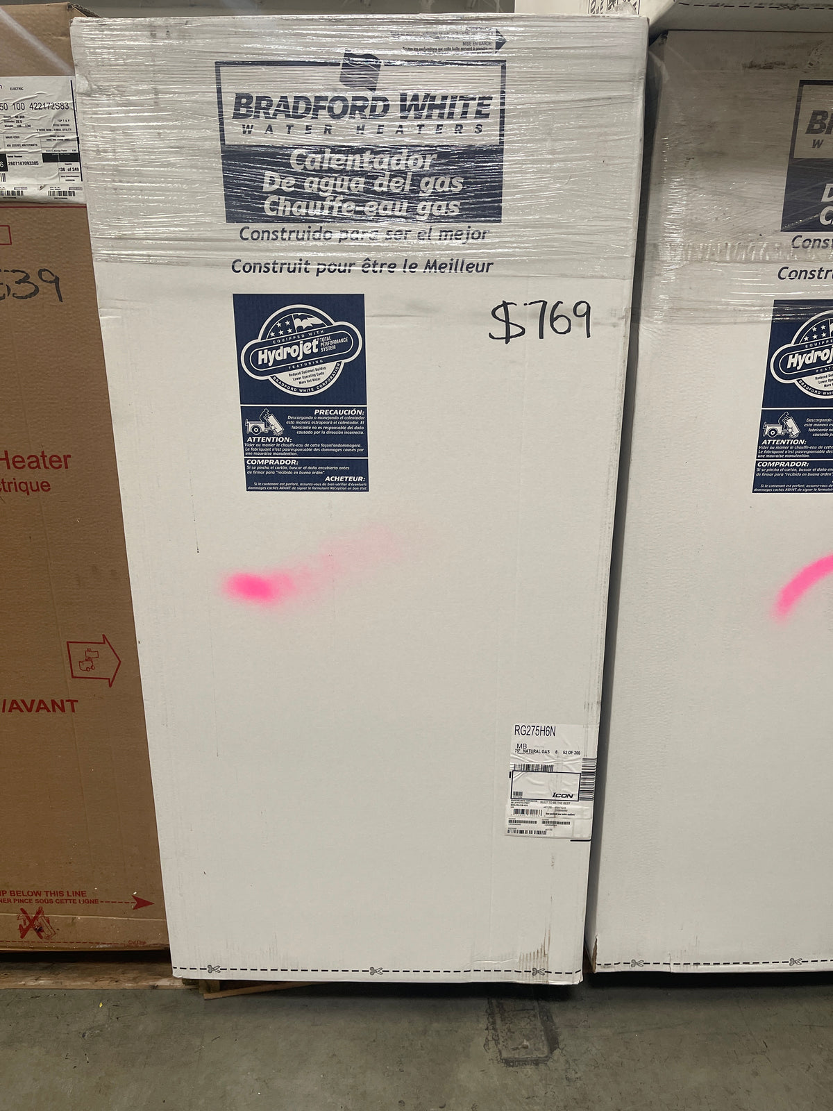 Bradford 75* Gas Water Heater