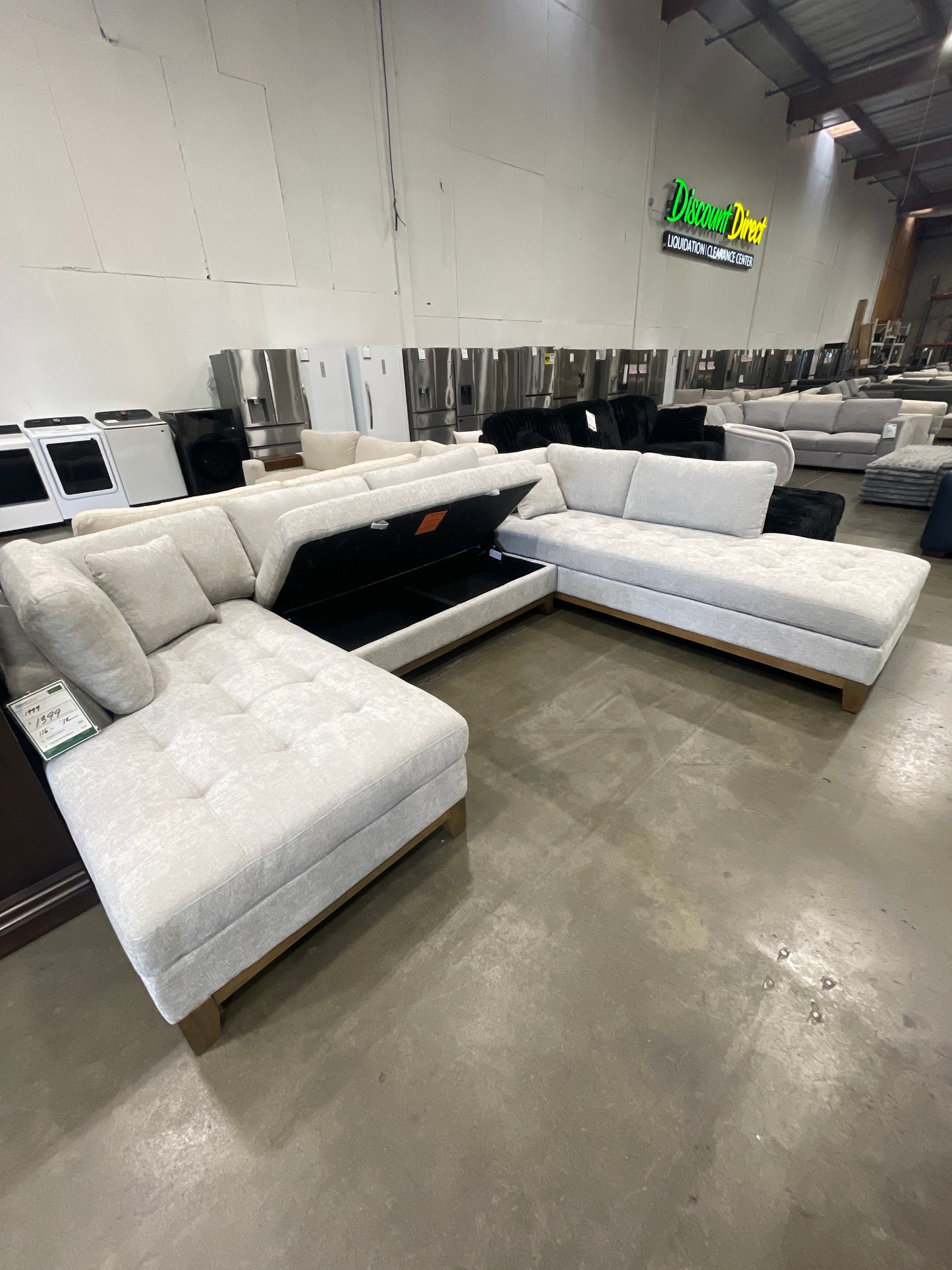 Tavish 3 PC Fabric Sectional