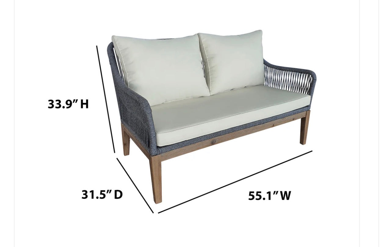 ✨ Modern Outdoor Loveseat – Brand New ✨