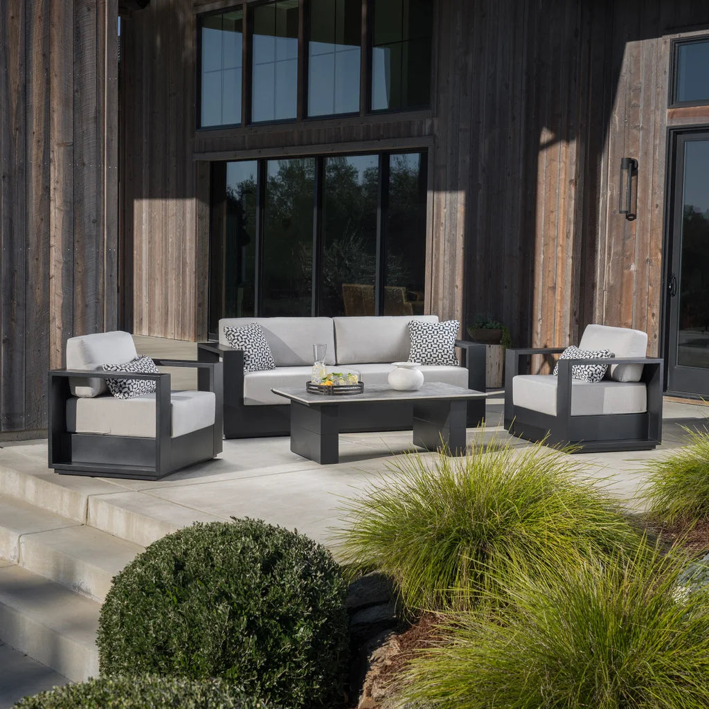 Modern 4-Piece Outdoor Conversation Set