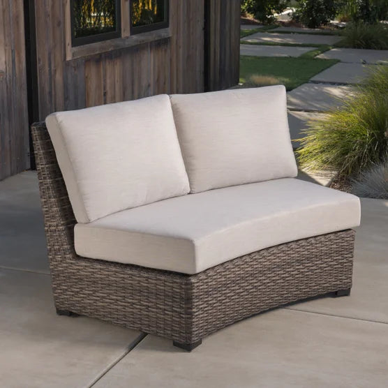 7-Piece Modular Outdoor Seating Set with Fire Table