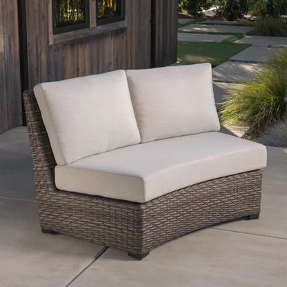 7-Piece Modular Outdoor Seating Set with Fire Table