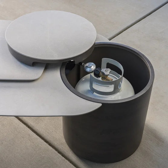 7-Piece Modular Outdoor Seating Set with Fire Table