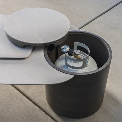 7-Piece Modular Outdoor Seating Set with Fire Table