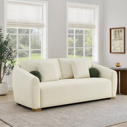 Contemporary White Sofa
