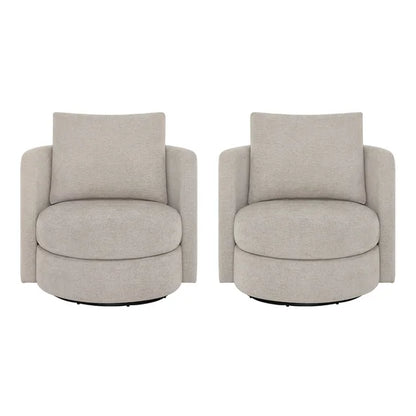 Blue Swivel Chair 2pc