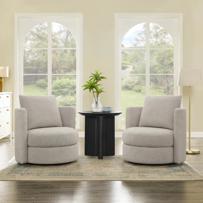 Blue Swivel Chair 2pc