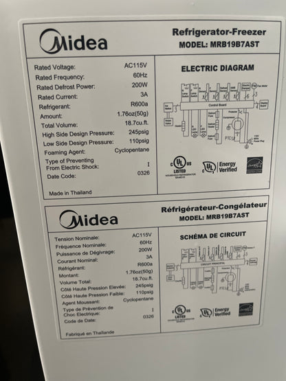 Midea Refridgerator