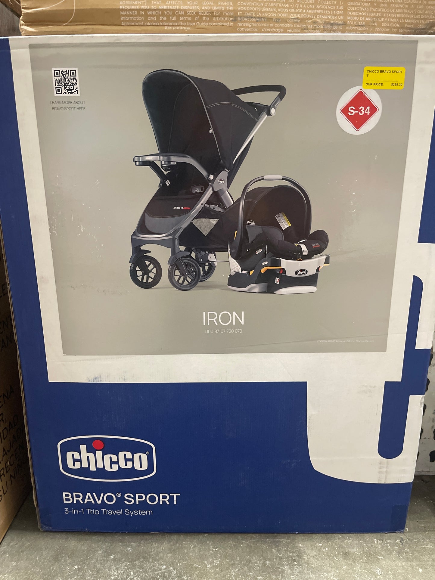 Chicco Bravo Sport 3-in-1 Trio Travel System