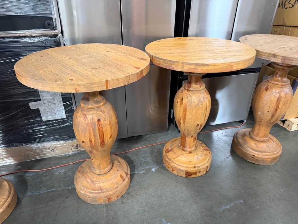 Commercial Solid Wood Pub Tables