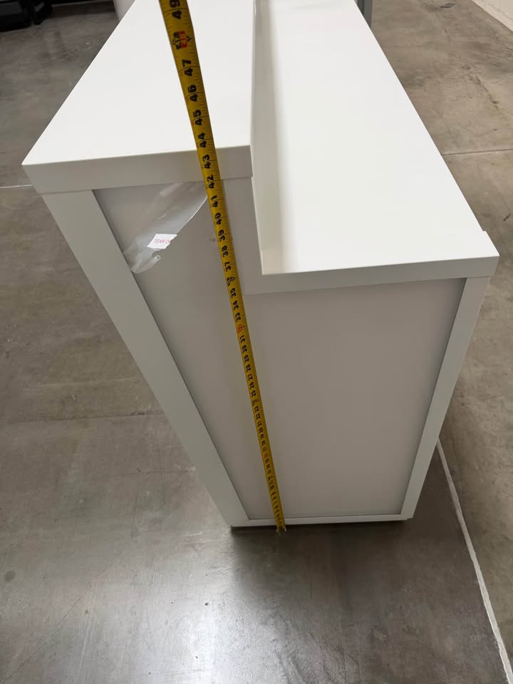 Commercial LED Light-Up Reception / Display Counter