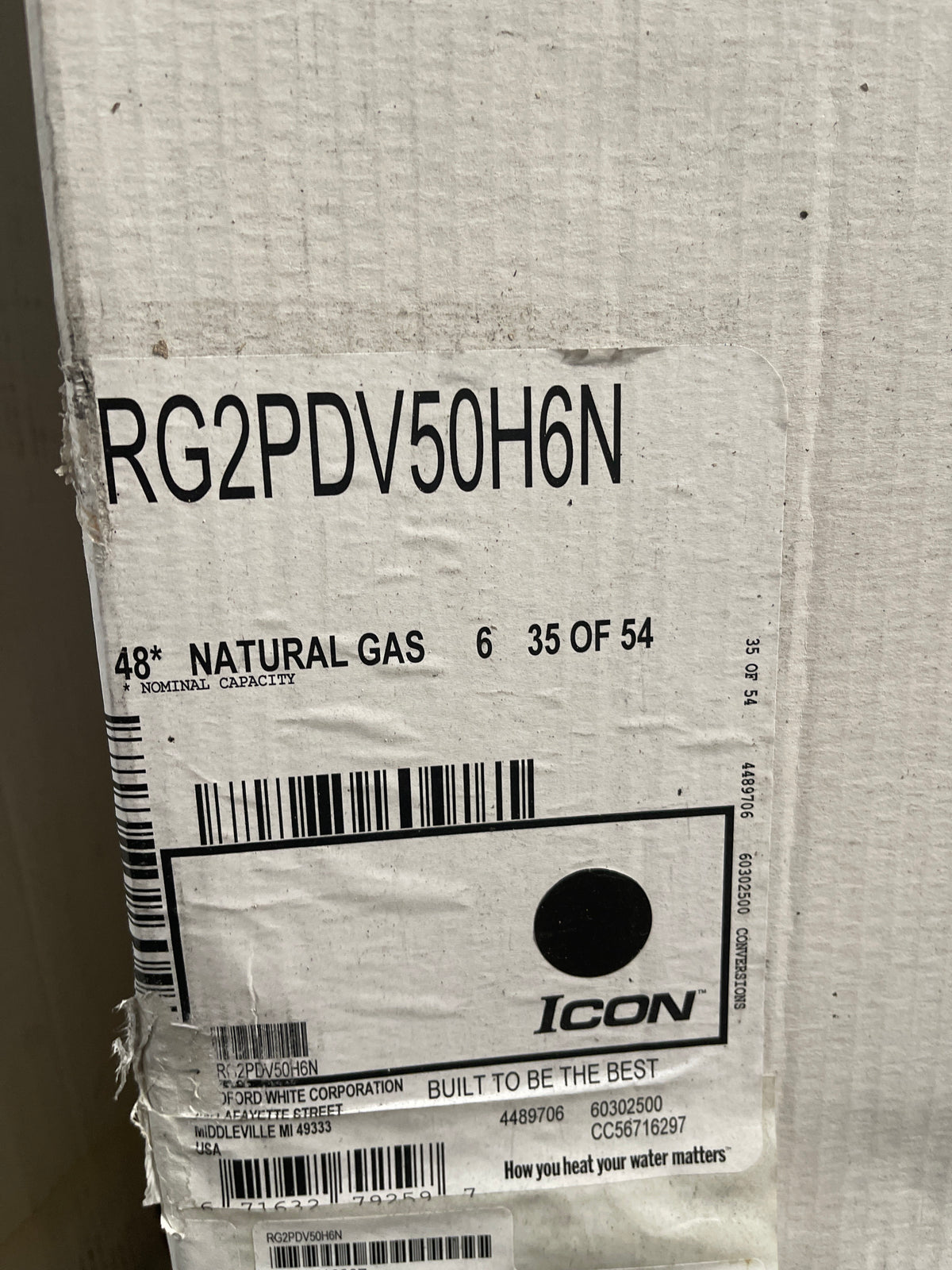 Bradford 48* Gas Water Heater