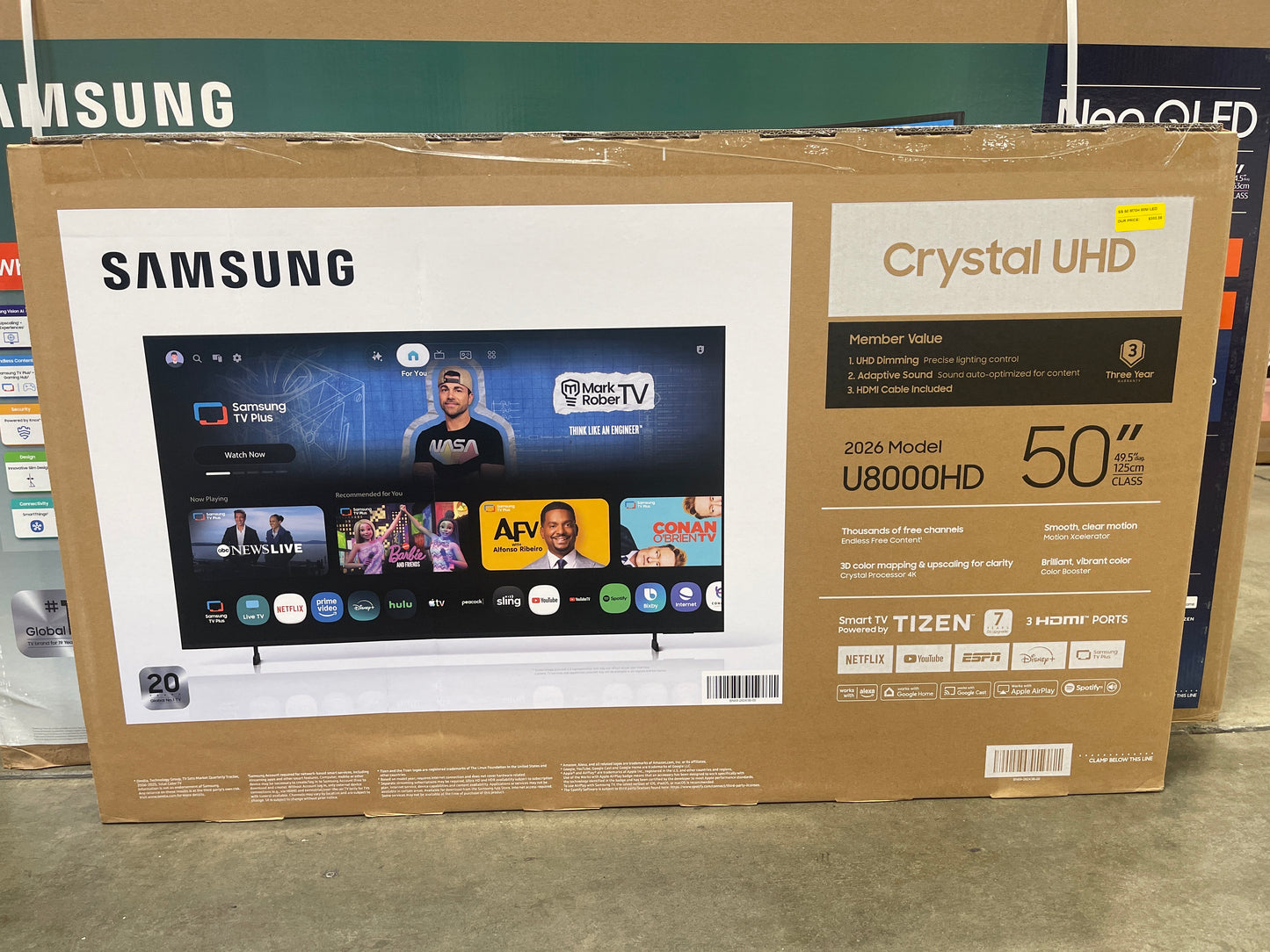 Samsung Crystal UHD 50” TV