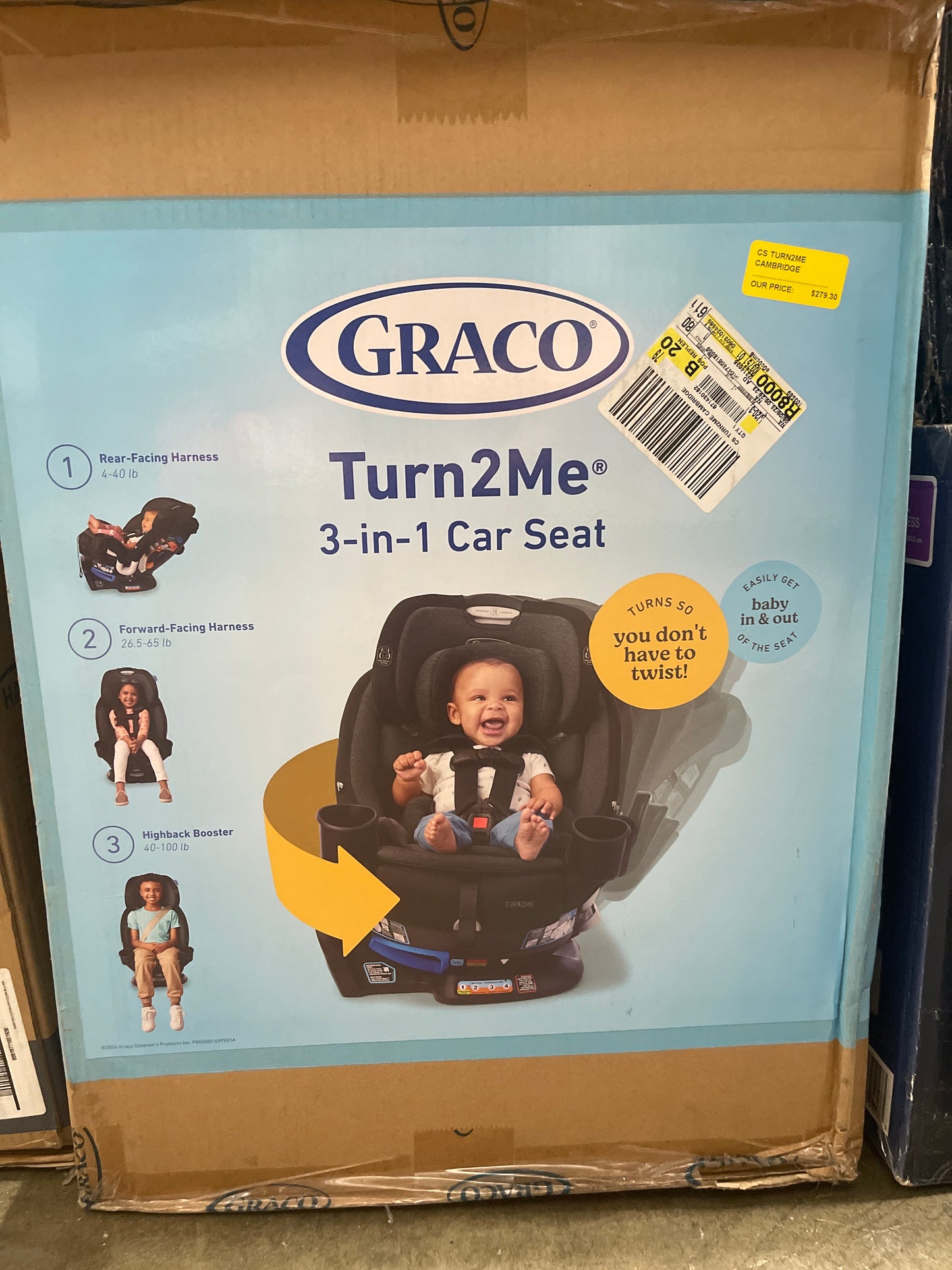 Graco Turn2Me 3-in-1 Car Seat