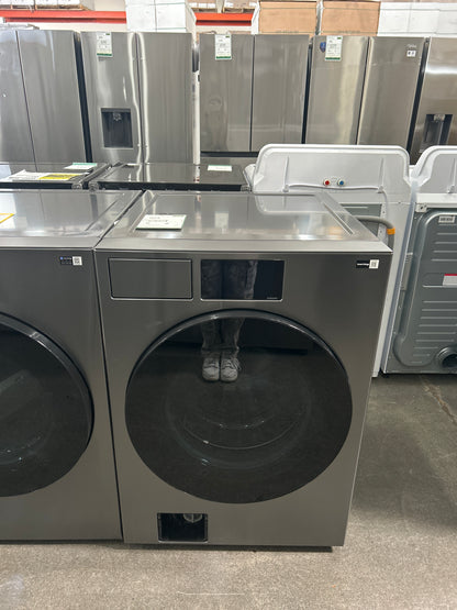 5.3 cu ft Bespoke AI Ultra Capacity Stackable Front Load Washer with AI Home and AI OptiWash+ in Dark Steel