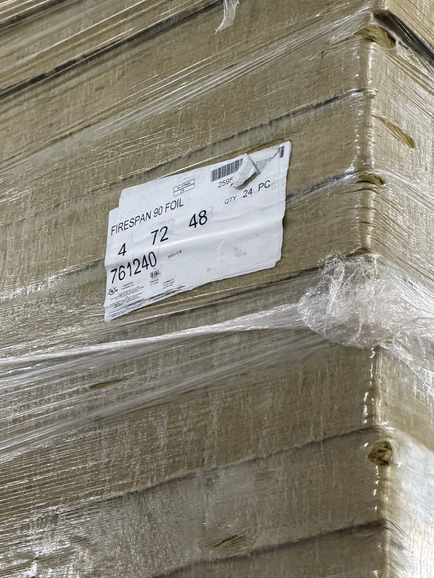 Owens Corning Thermafiber FireSpan 90 Foil Insulation