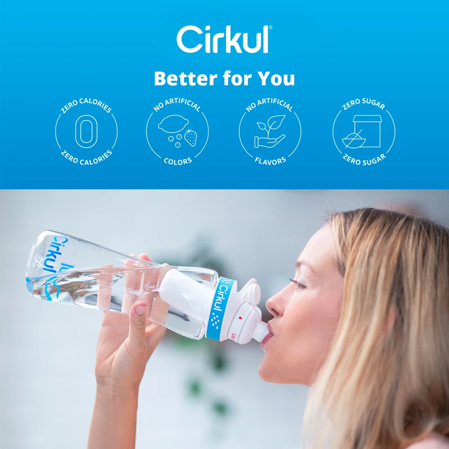 Cirkul 22 oz. Water Bottle Starter Kit