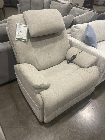 Flexsteel Model 1 Power Lift Sleep Chair – Light Gray