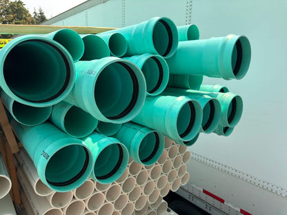 Green Gasketed Sewer Pipe