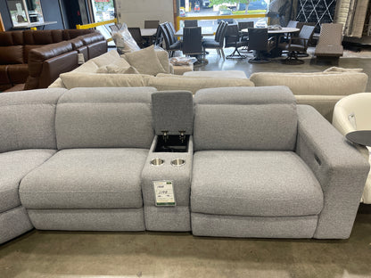 Woodston Fabric Power Reclining Sectional