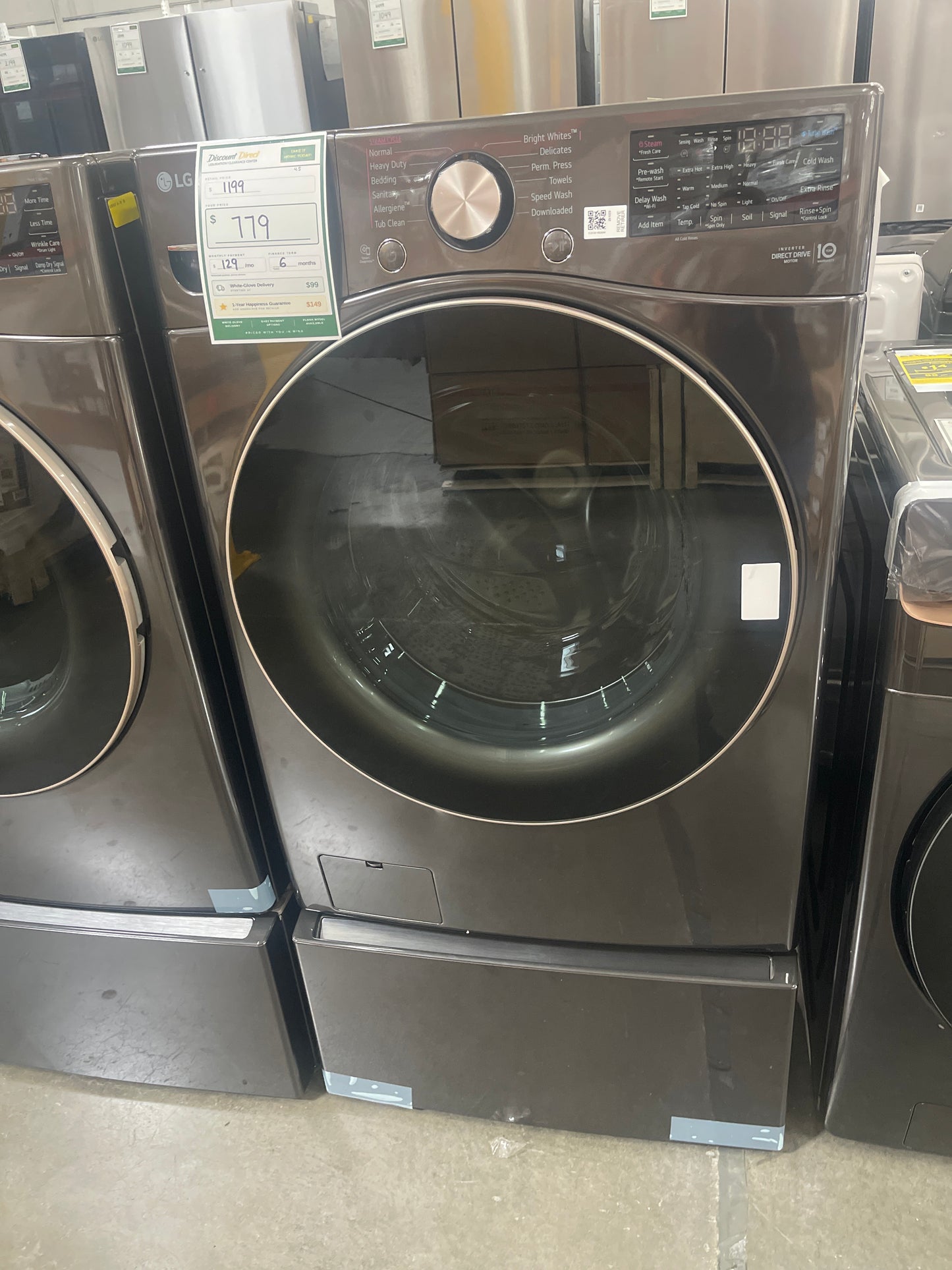 LG Washing Machine 4.5 CF