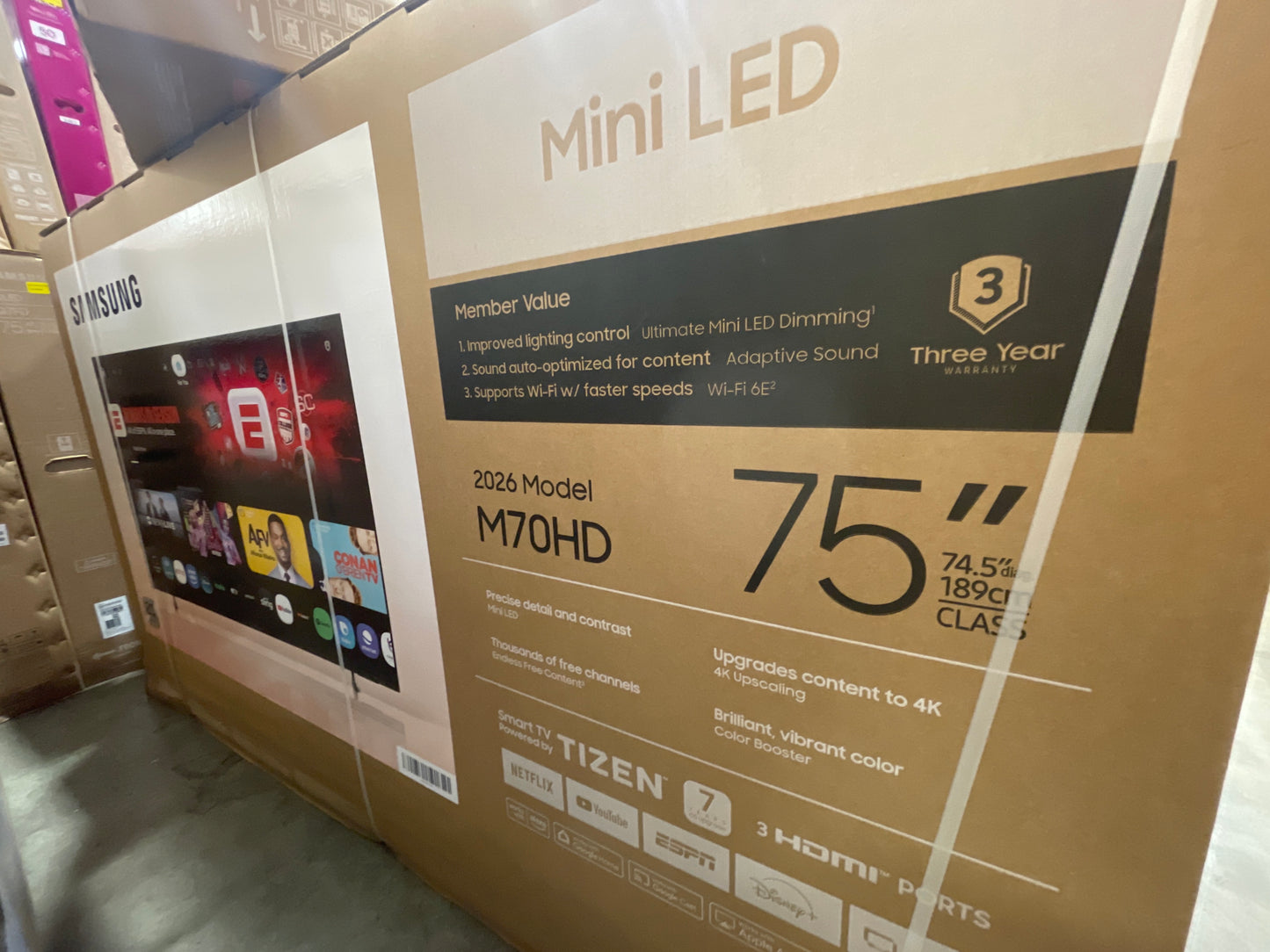 Samsung Mini LED 75” TV