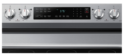 Samsung 30” Smart Electric Range with Air Fry & Convection – Fingerprint Resistant Stainless Steel (Open Box)
