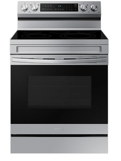 Samsung 30” Smart Electric Range with Air Fry & Convection – Fingerprint Resistant Stainless Steel (Open Box)