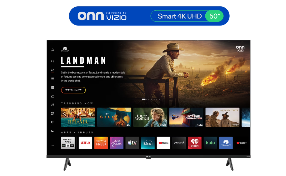 Onn. 50" Class 4K UHD Smart TV Powered by VIZIO – 50S4V1