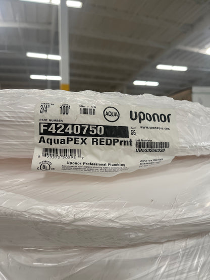 AquaPEX REDPRNT- Uponor