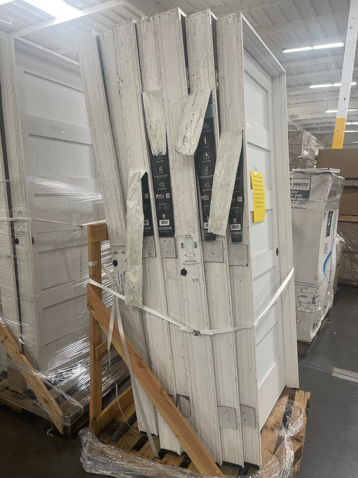 Primed Panel Shaker Doors