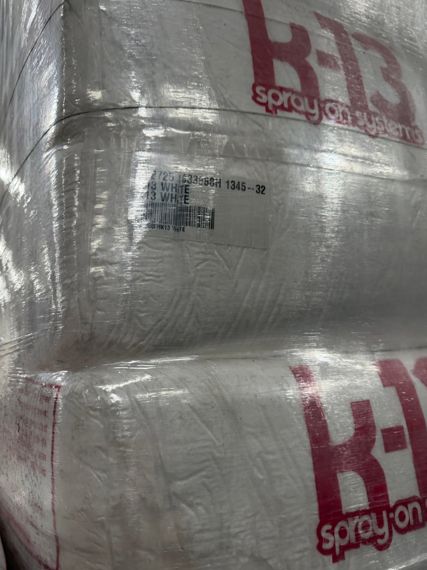 K-13 SPRAY-ON COMMERCIAL INSULATION – ONLY $20 PER BAG – HUGE QUANTITY