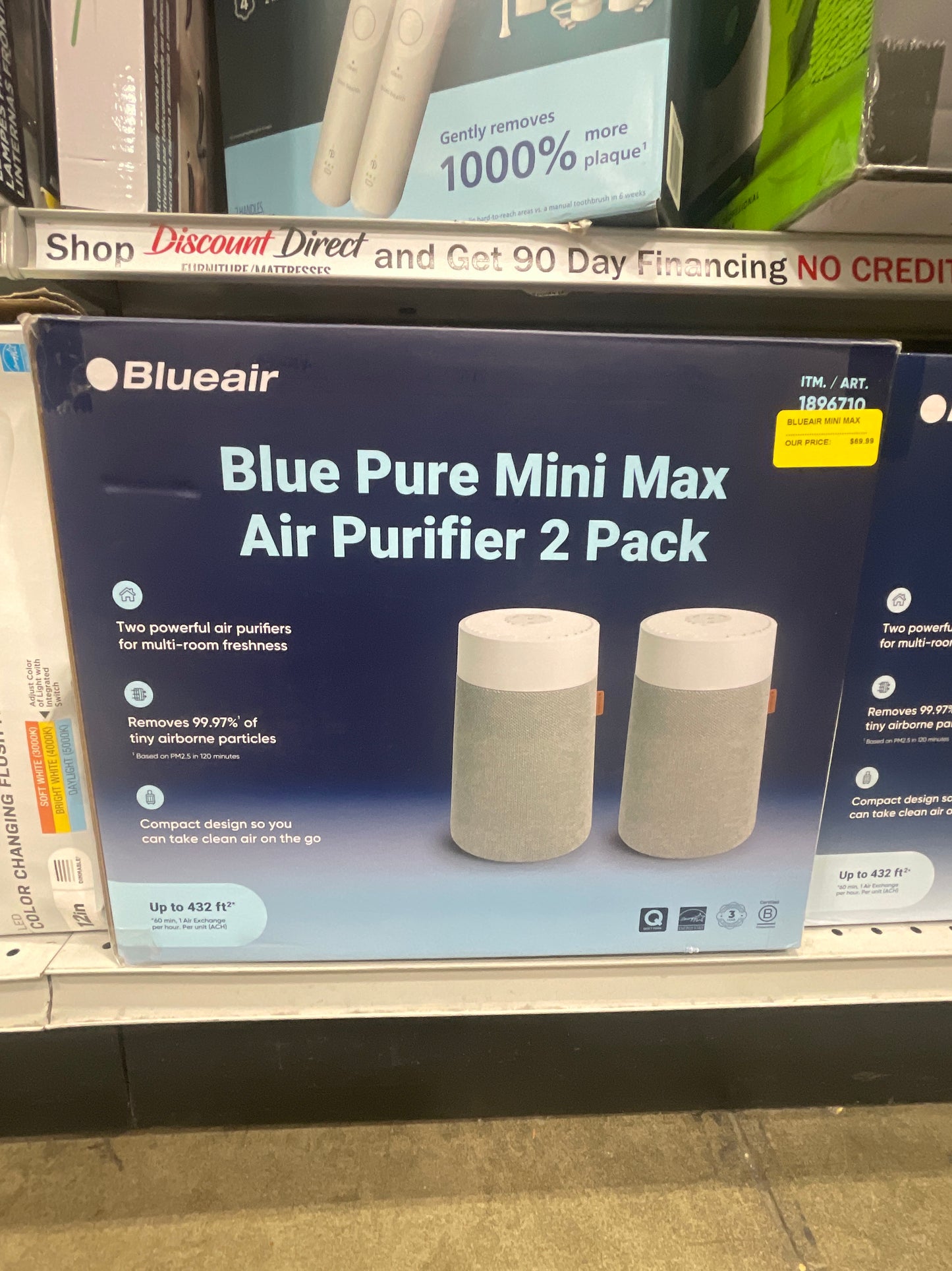 Blue Pure Mini Max Air Purifier 2 Pack