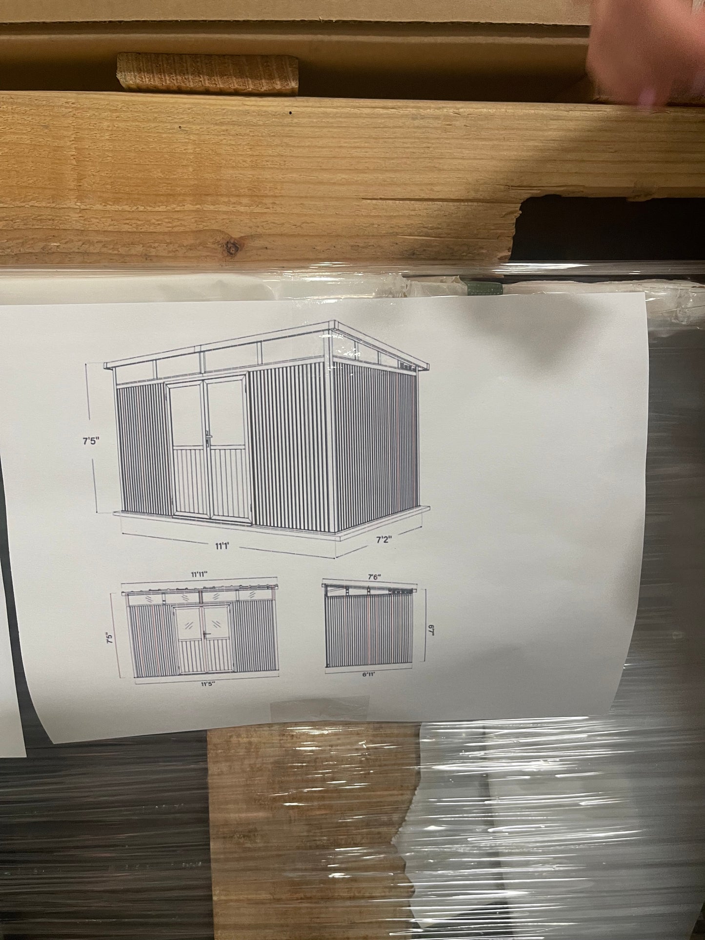 Maggiore Modern Garden Shed 11”x7”